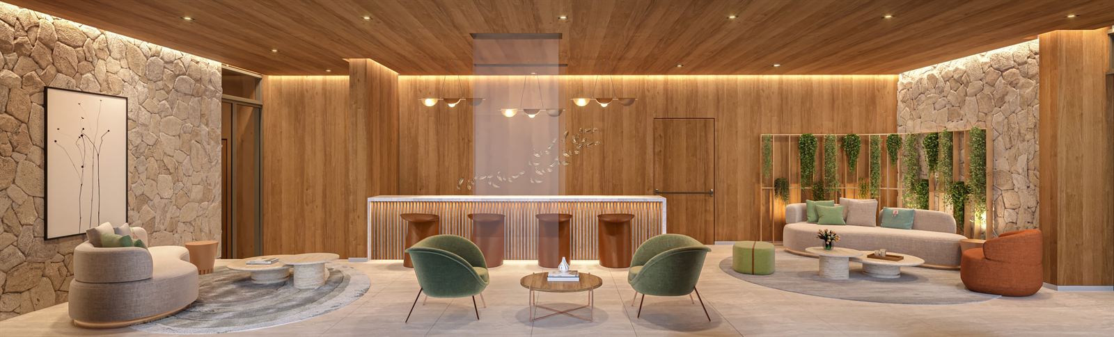 Lounge Coberto do Core Klabin