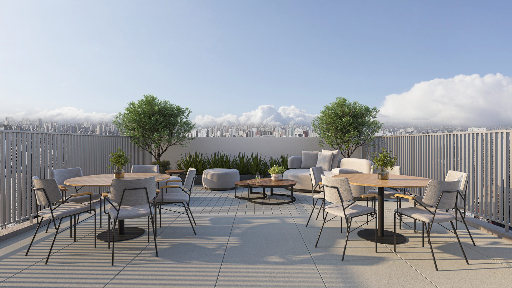 Lounge Externo do LINN Vila Mariana